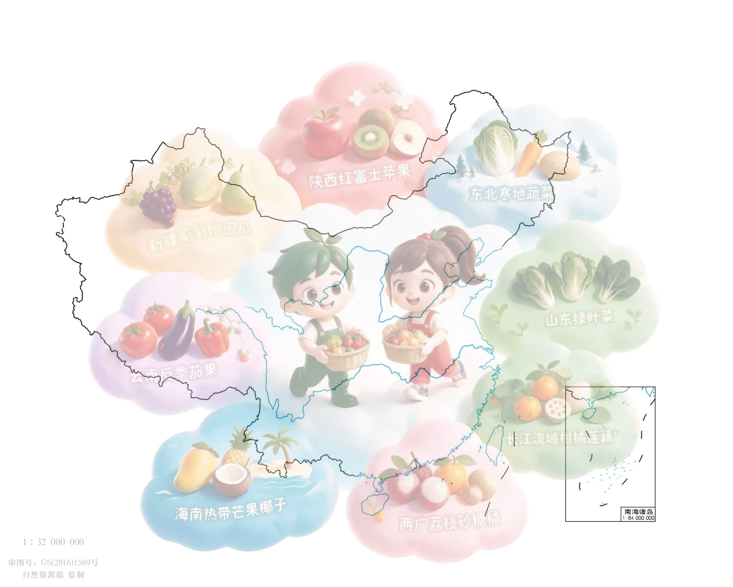 全国市场覆盖地图